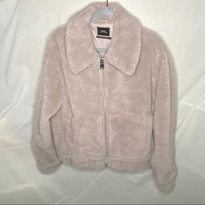 Urban Outfitters Teddy Jacket (Taupe)